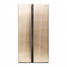 Wseries 603L Glass Finish Frost-Free Side by Side Refrigerator