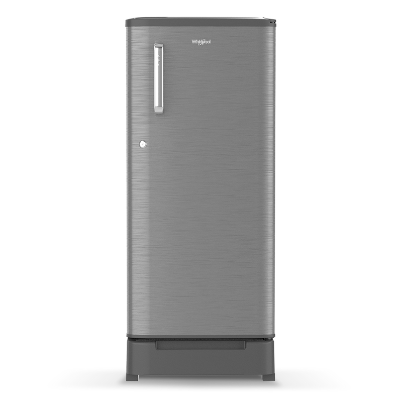 Buy WDE 184L 3 Star Single Door Refrigerator with Base Drawer Steel