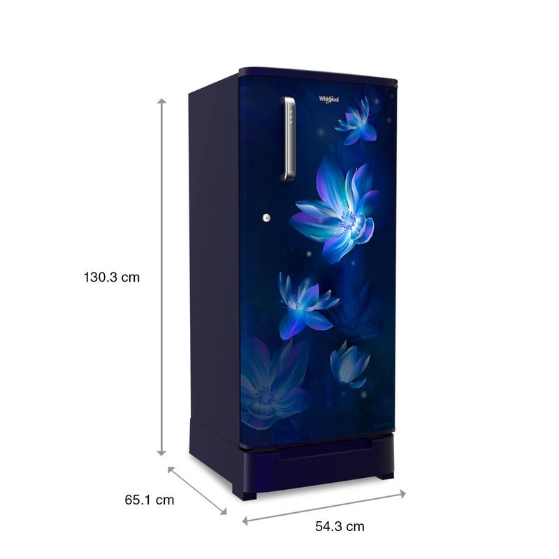 fridge size single door