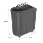 washing machine dimensions cm
