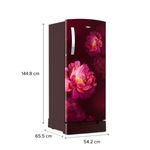 single-door-fridge-width