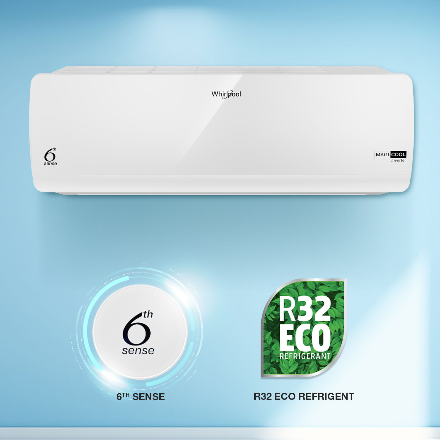 Buy MagiCool 1.5T 5Star Inverter Split AC | Whirlpool - Whirlpool India